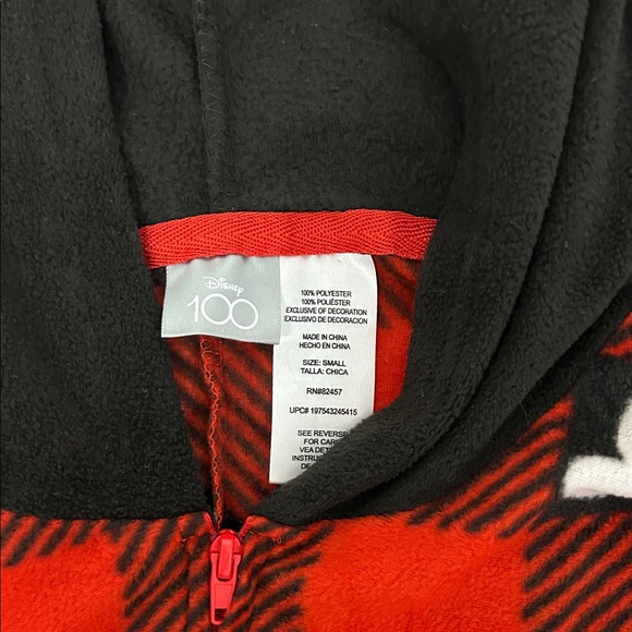 Plaid Mickey Mouse Onesie - Picture 2 of 5